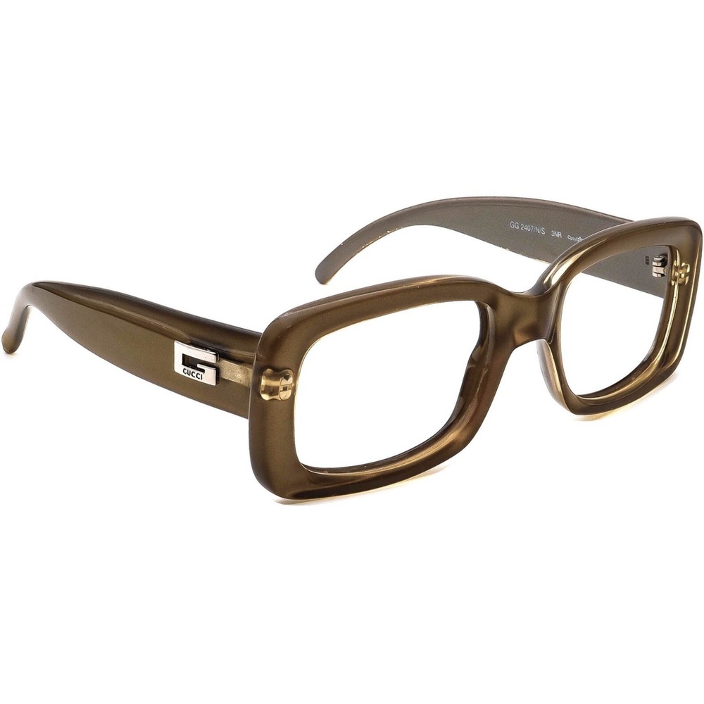 Gucci Moda Eyewear Sunglasses Glasses Golden Frame Vintage Excellent Condition